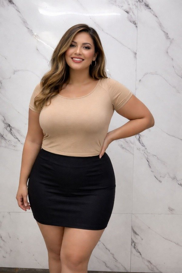 Producto - Remera cremita con detalle en espalda