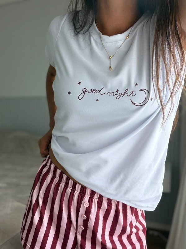 Producto - Pijama corto modal GN bordo -preventa y precio especial- - 0