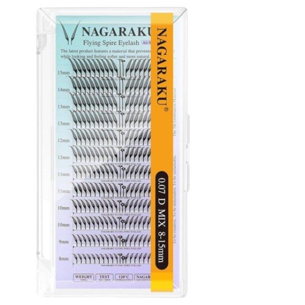 Producto - EXTENCIONES DE PESTAÑAS FLYING SPIRE NAGARAKU BC1193