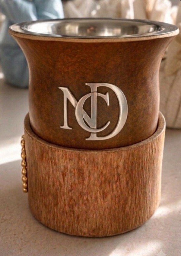 Producto - Mate calabaza Iniciales Alpaca - 2