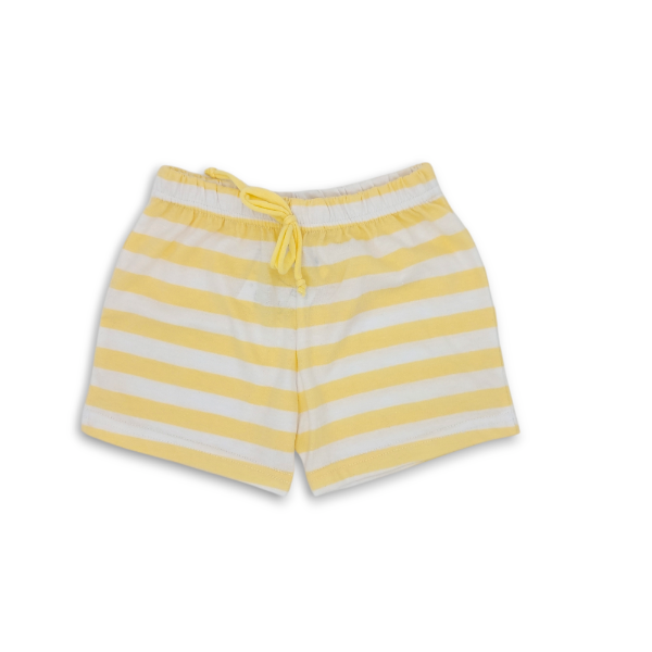 Producto - short rayado amarillo
