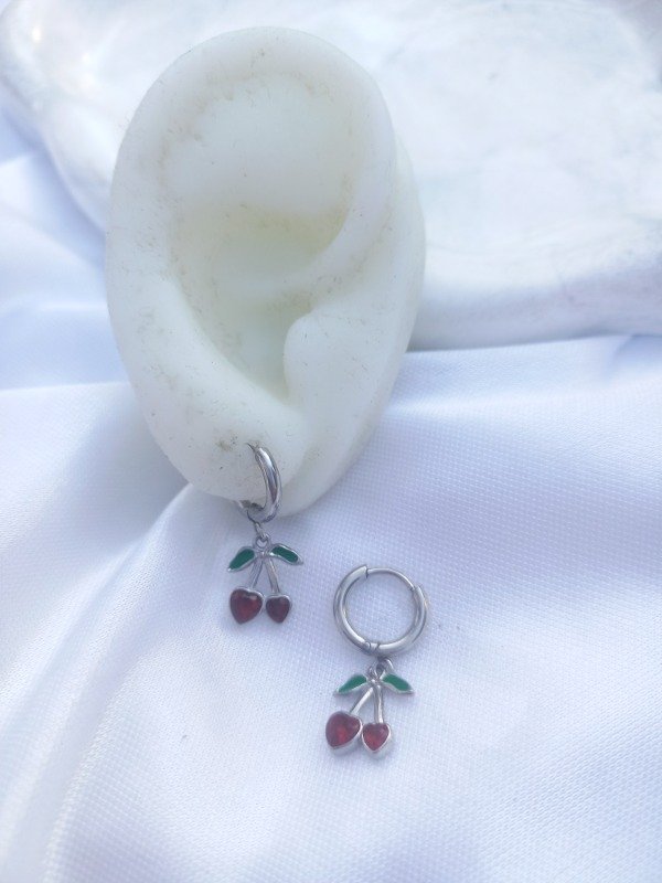 Producto - anillo cerezas silver
