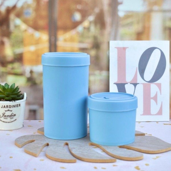Producto - Juego de latas plásticas Azul