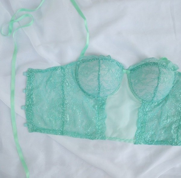 Producto - Bustier verde agua
