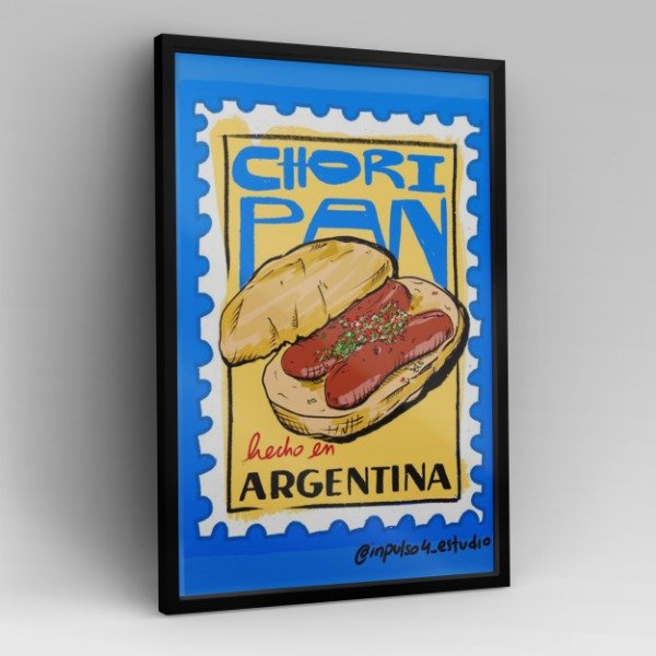 Producto - Cuadro Deco Choripan Argentina