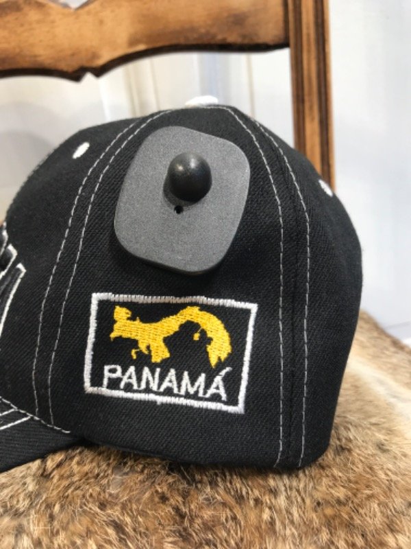 Producto - Gorra PANAMA negra y blanca bordados- PRECIO: 8x - 2