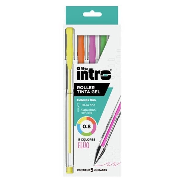 Producto - Birome Roller Gel Flúo