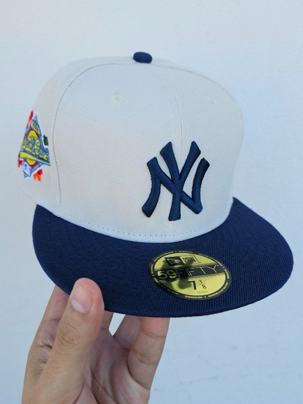Gorra New York Yankees crema World Series 1996 side patch New Era 59fifty talla 7 1/8
