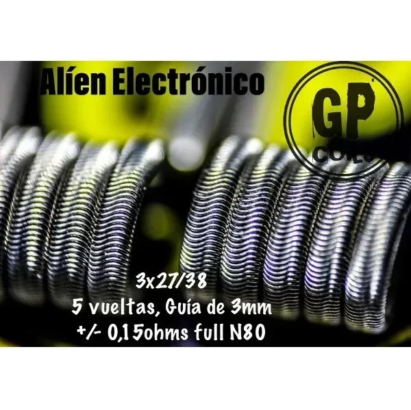 Producto - Resistencias Artesanales GP Coils Alien Electrónico
