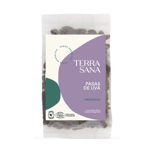 Producto - Pasas De Uva Orgánica Terrasana 1Kg