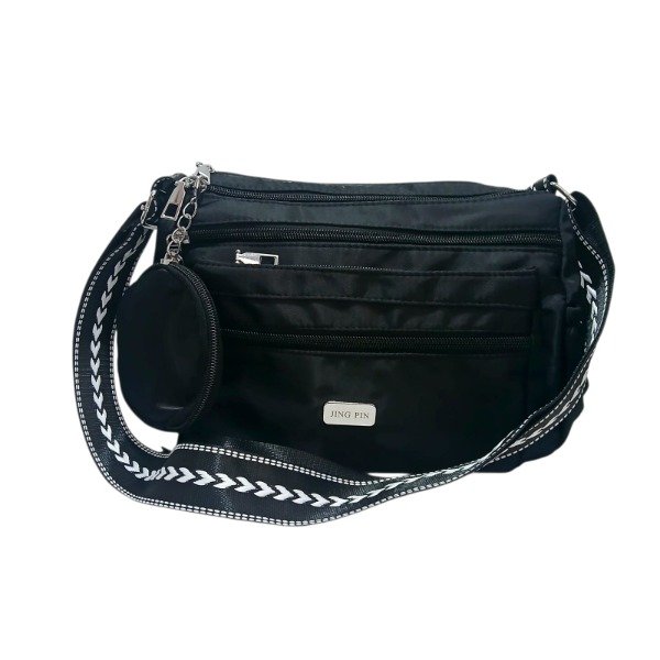 Producto - Cartera 6 cierres Negra