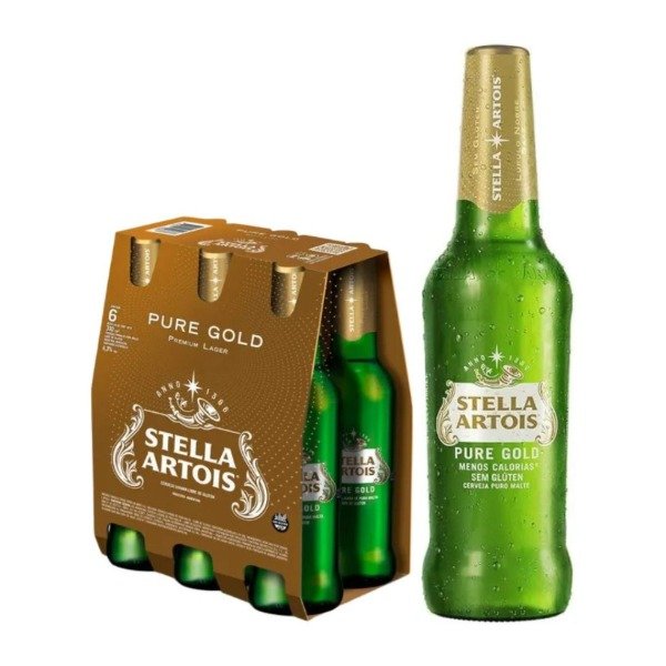 Producto - Cerveza Stella Artois Pure Gold Sin Gluten Sin TACC 330ml