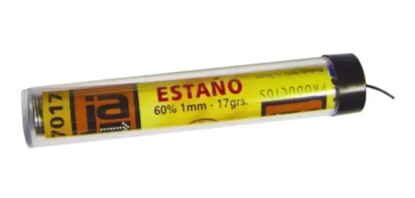 Producto - Tubo De Estaño 60/40 1mm 17gr