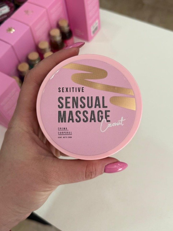 Producto - Crema para masajes Sensual massage Coconut - 200g