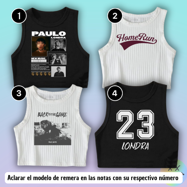 Producto - Musculosas Paulo Londra #1