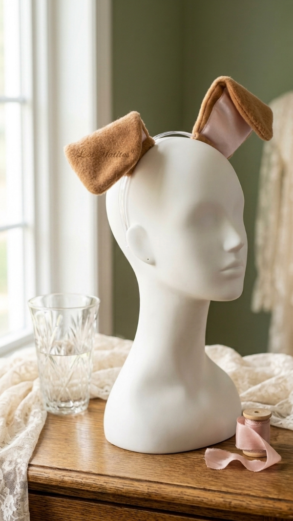 Producto - vincha de perro color beige - 8