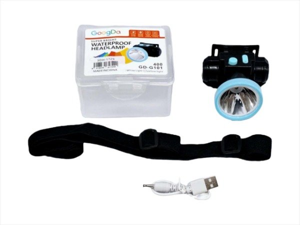 Producto - LINTERNA RECARGABLE P/CABEZA 3DH-1729
