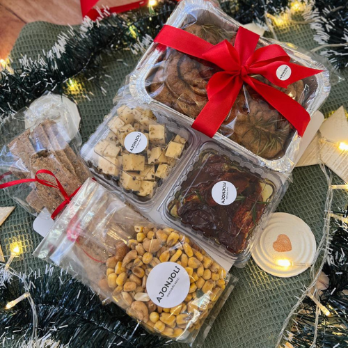 Producto - Bandeja/caja navideña -AJONJOLI- salada