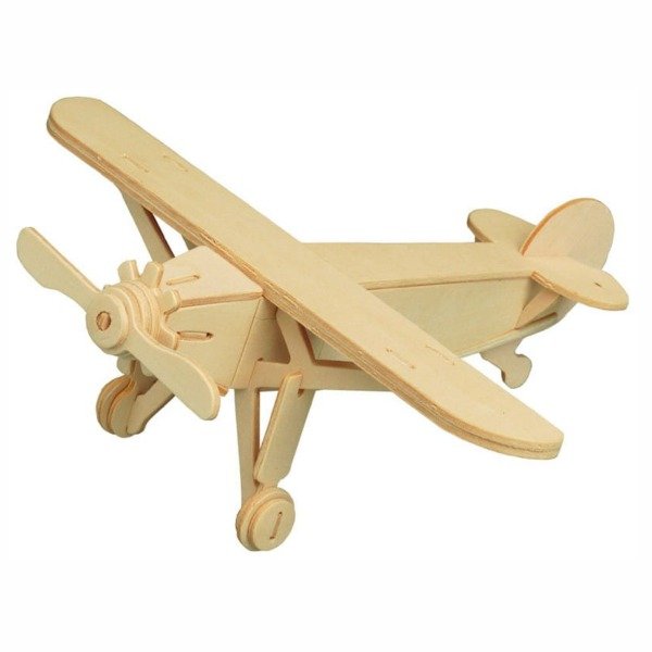Producto - Avion Maqueta Louis Madera Rompecabezas 3d Armar Encastre