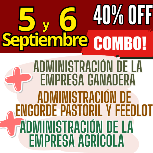 Producto - COMBO 3 CURSOS: Admin Ganadera + Engorde Pastoril y Feedlot + Admin Agrícola - 0