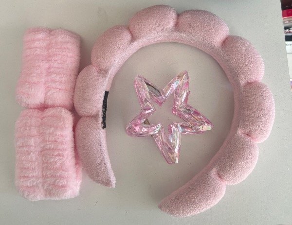 Producto - Set diadema , muñequera y broche
