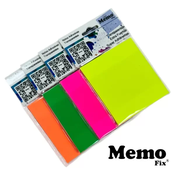 Producto - Notas Adhesivas Transparentes 80x90mm