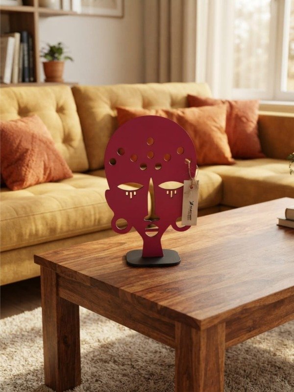 Producto - Piezas "Étnicas" / Máscaras Tribales I / Fucsia Power - 0