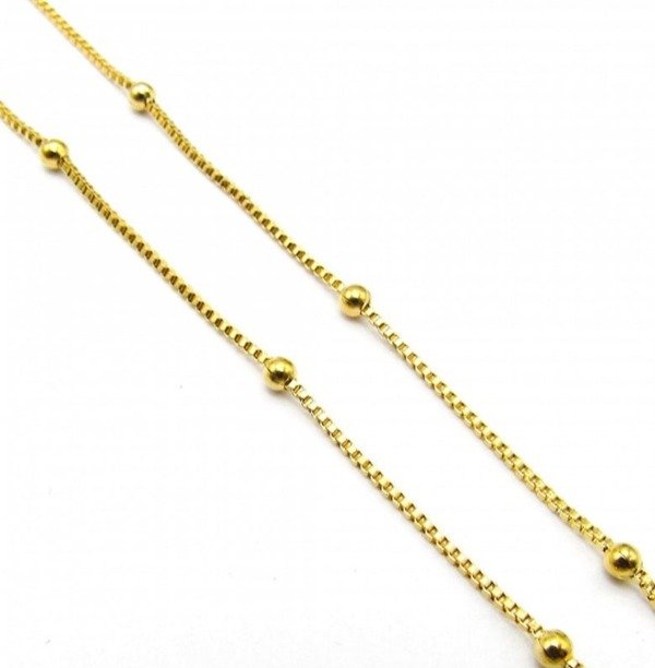 Producto - Cadena VENICIANA/BOLITA gold
