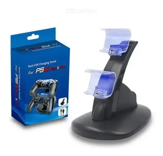 Producto - Cargador Base Vertical para Controles PS4 Seisa - 0