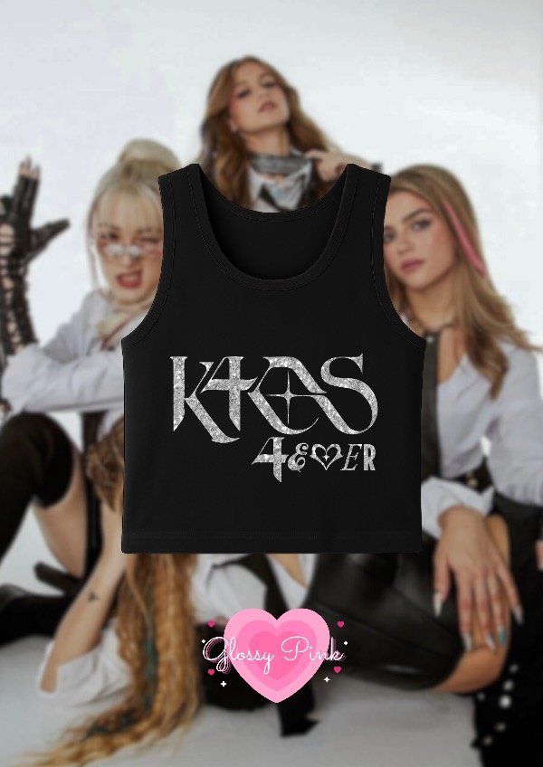 Producto - Tank Top K4OS 4EVER - VINILO TEXTIL GLITTER