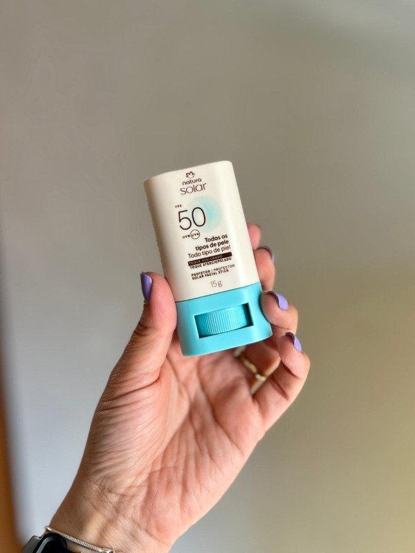 Producto - Protector Solar Facial en Barra FPS 50 Natura Solar 15 g