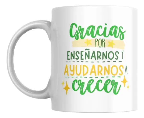Producto - Taza - gracias por enseñarnos y ayudarnos a crecer