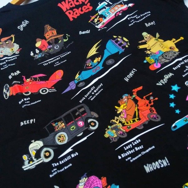 Producto - Remera de algodon Autos locos Azul marino