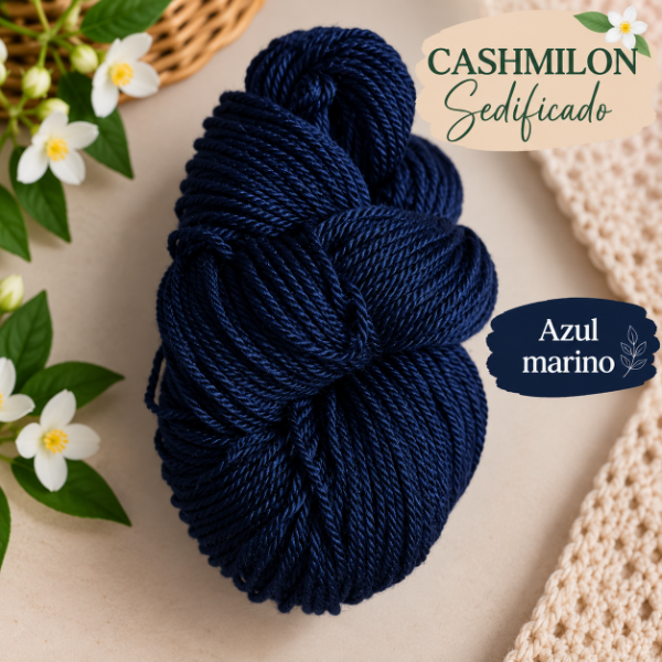 Producto - Cashmilon Sedificado Azul Marino