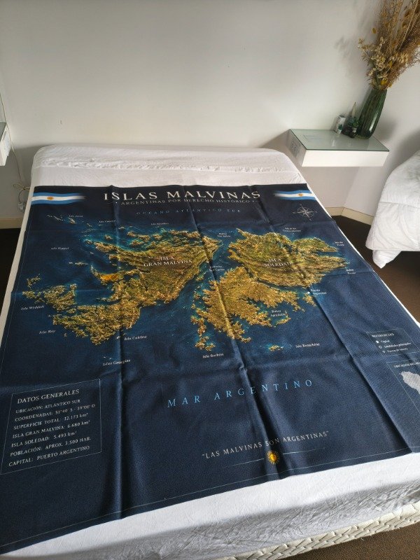 Producto - Lona Playera - Mapa Malvinas Argentinas - 2