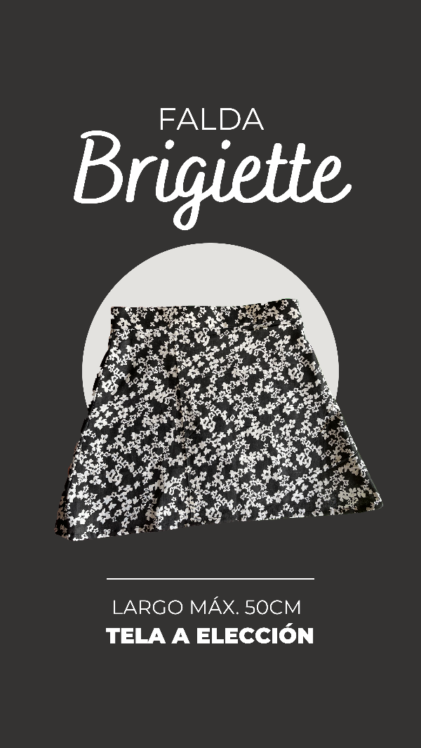 Producto - PRE-ORDER FALDA BRIGITTE (TELA A ELECCION)