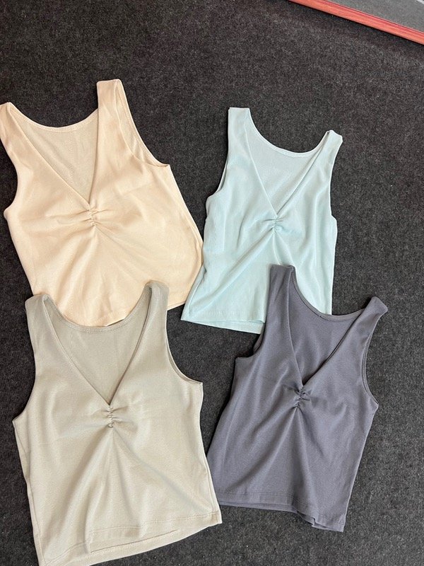 Producto - Musculosa frunce algodón frunce