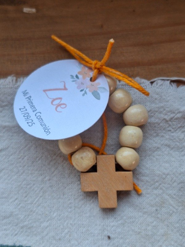 Producto - Pack x 10 denarios madera+tag - 0