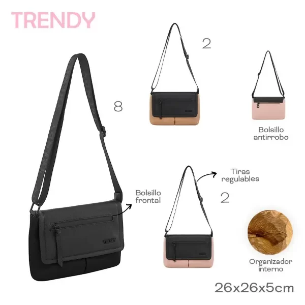 Producto - MORRAL/BANDOLERA TRENDY 30019