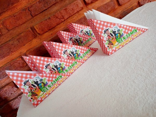 Producto - Servilleteros personalizados x 10 u.