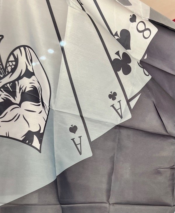 Producto - Capa calavera con cartas - 2