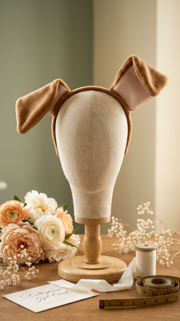Producto - vincha de perro color beige - 0