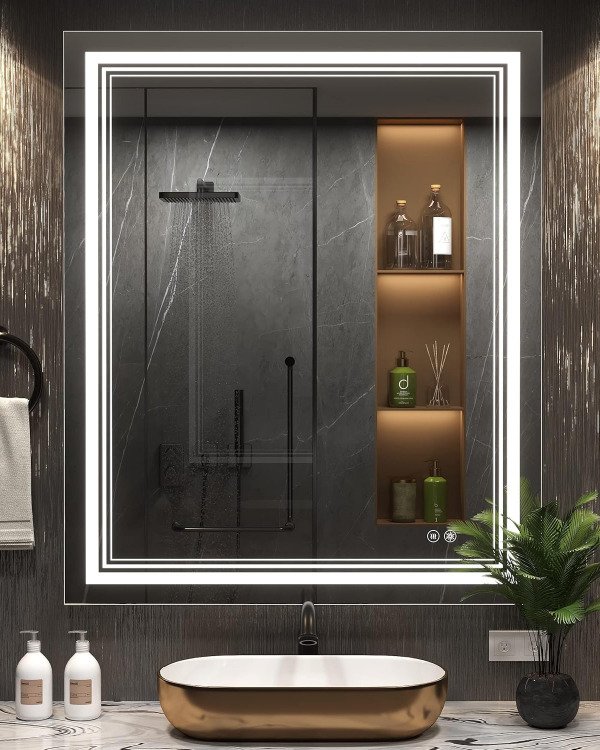 Producto - Espejo inteligente Desempañante + Luces Led 70x100cm