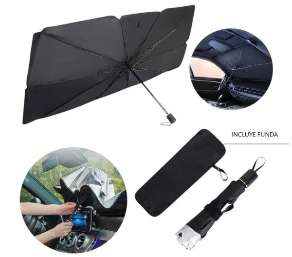 Producto - Parasol Paraguas Para Parabrisas De Auto Plegable
