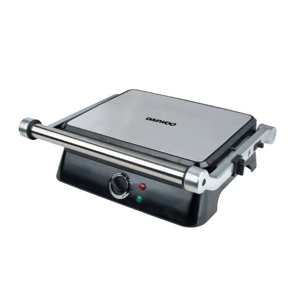 Producto - Parrilla eléctrica con tapa acero inoxidable Daewoo DI9471