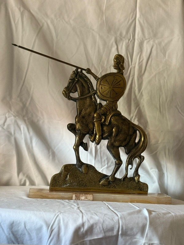 Producto - Quijote de bronce y mármol
