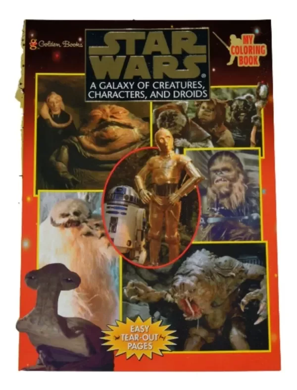 Producto - Star Wars Libro Para Pintar Golden Books 1997