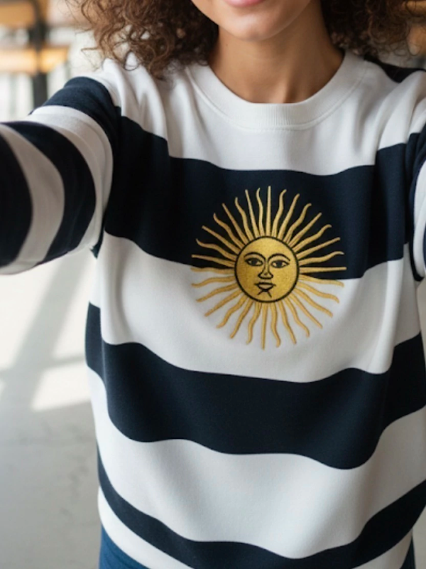 Producto - Buzo Argentina sol de mayo negro