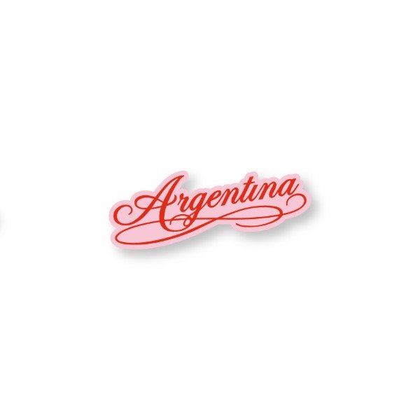 Producto - Sticker Logo ARGENTINA  Rosa