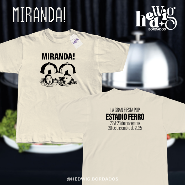 Remera la gran fiesta pop miranda — imagen 3